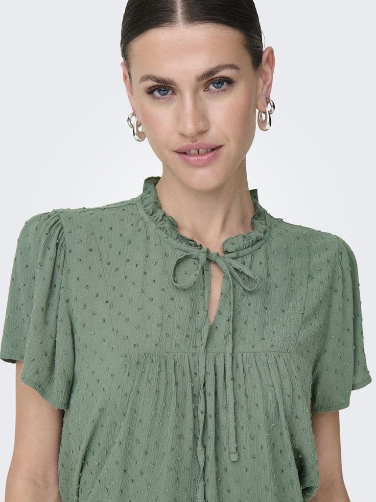 JDY Lima Life S/S Top | Laurel