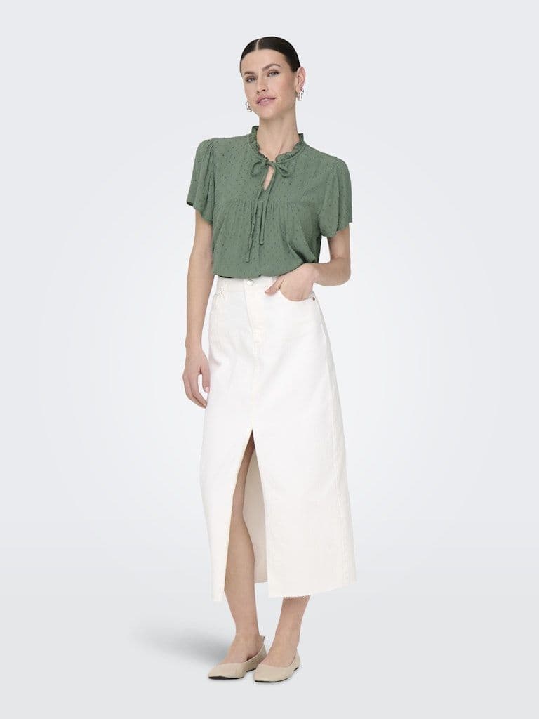 JDY Lima Life S/S Top | Laurel