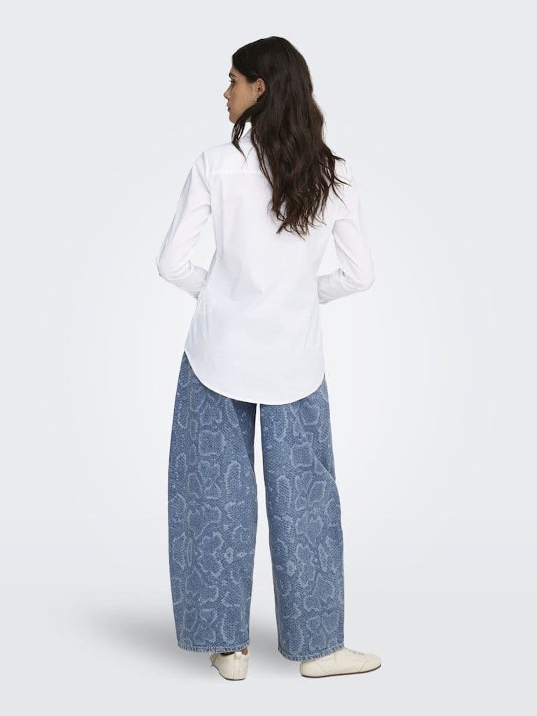 JDY Mio L/S Shirt | White