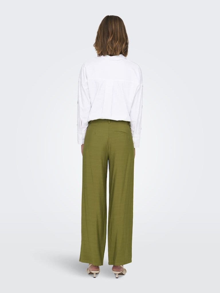 JDY Zenya MW Wide Pant  | Green