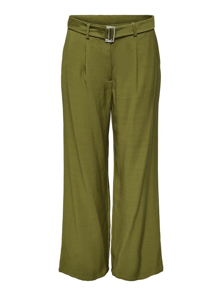 JDY Zenya MW Wide Pant  | Green