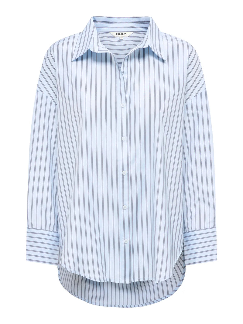 ONLY Oregon Alva LS Reg Shirt | Bleu/navy