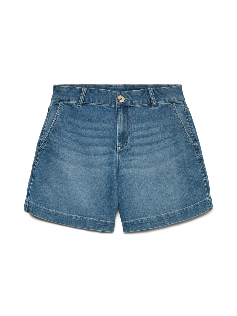 Vero Moda Berit Mr Denim Short  | Med Blue