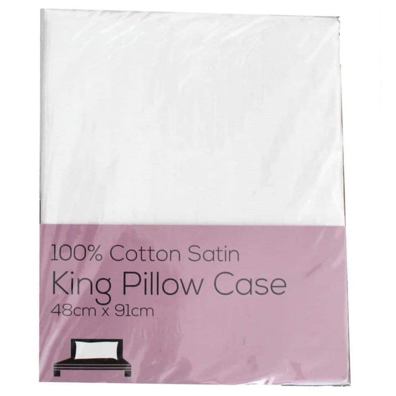 King Pillow Case 0809 White