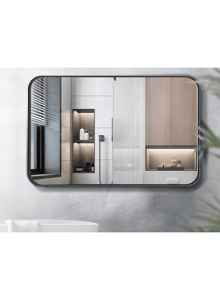 Kirkwood  Famed Mirror  | Black LY51