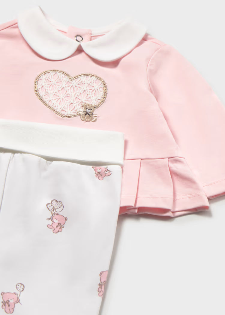 Mayoral Baby's Leg Warmer Set | Rose 1592/SS26