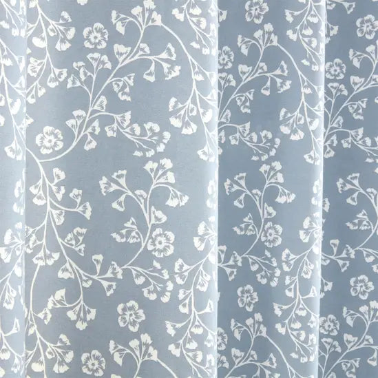 Sundor Sade Eyelet Curtains | Blue