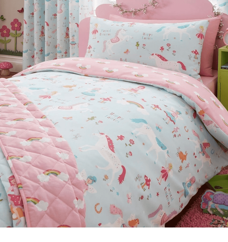 Magic Unicorn Duvet Cover S/B (Reversible)