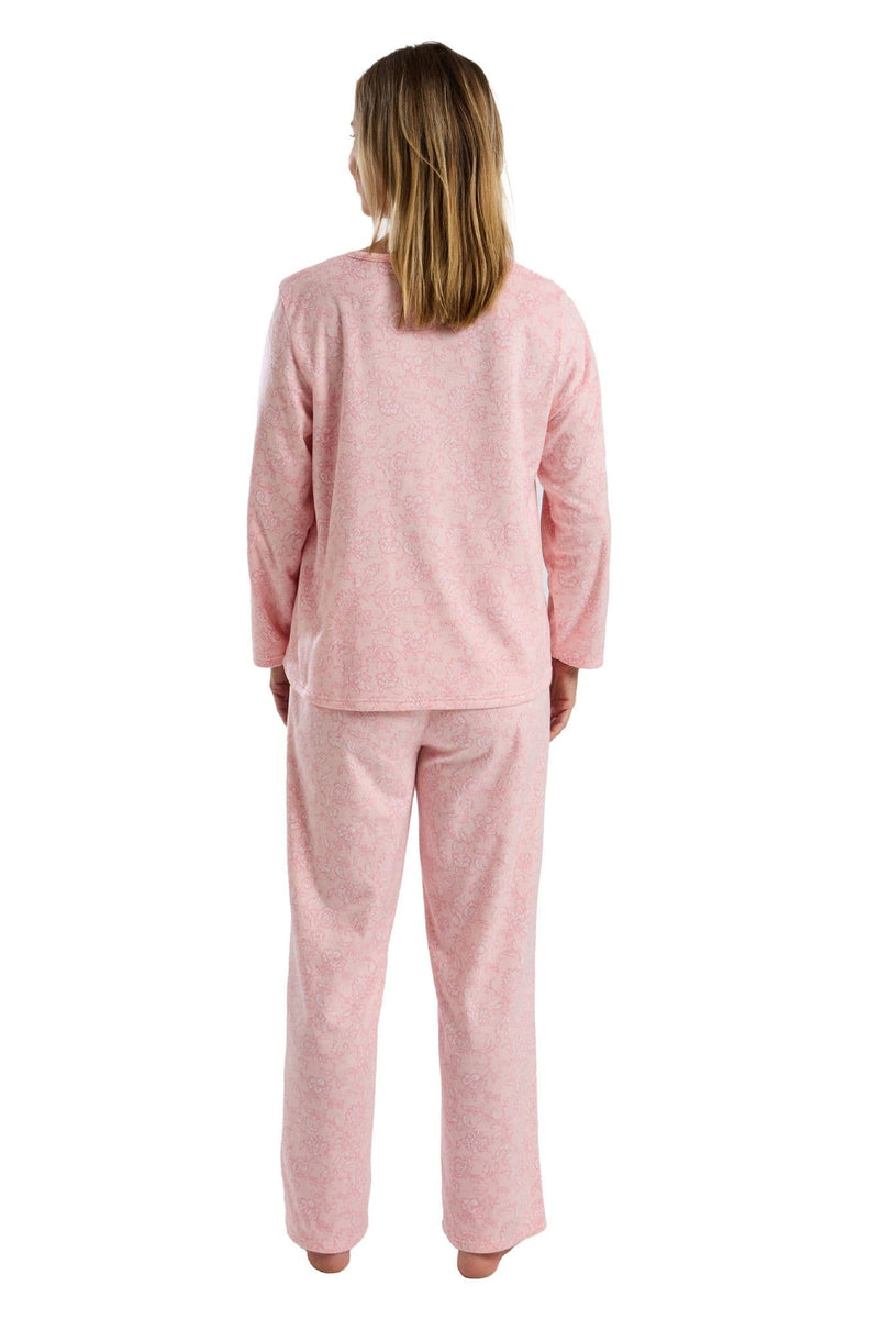 Marlon Delicate Fleece Pyjamas | Pink MA45742