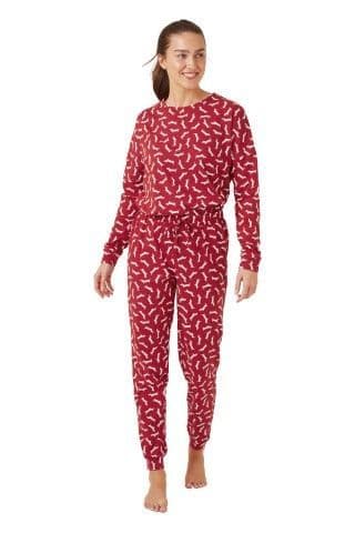 Marsylka  Dachshund Jersey Pyjamas | Red IN42653