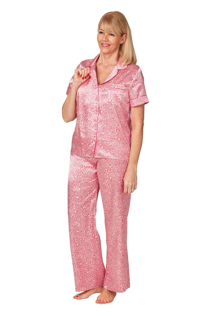 Marsylka Eva Satin Pyjamas Pink | Ma35715