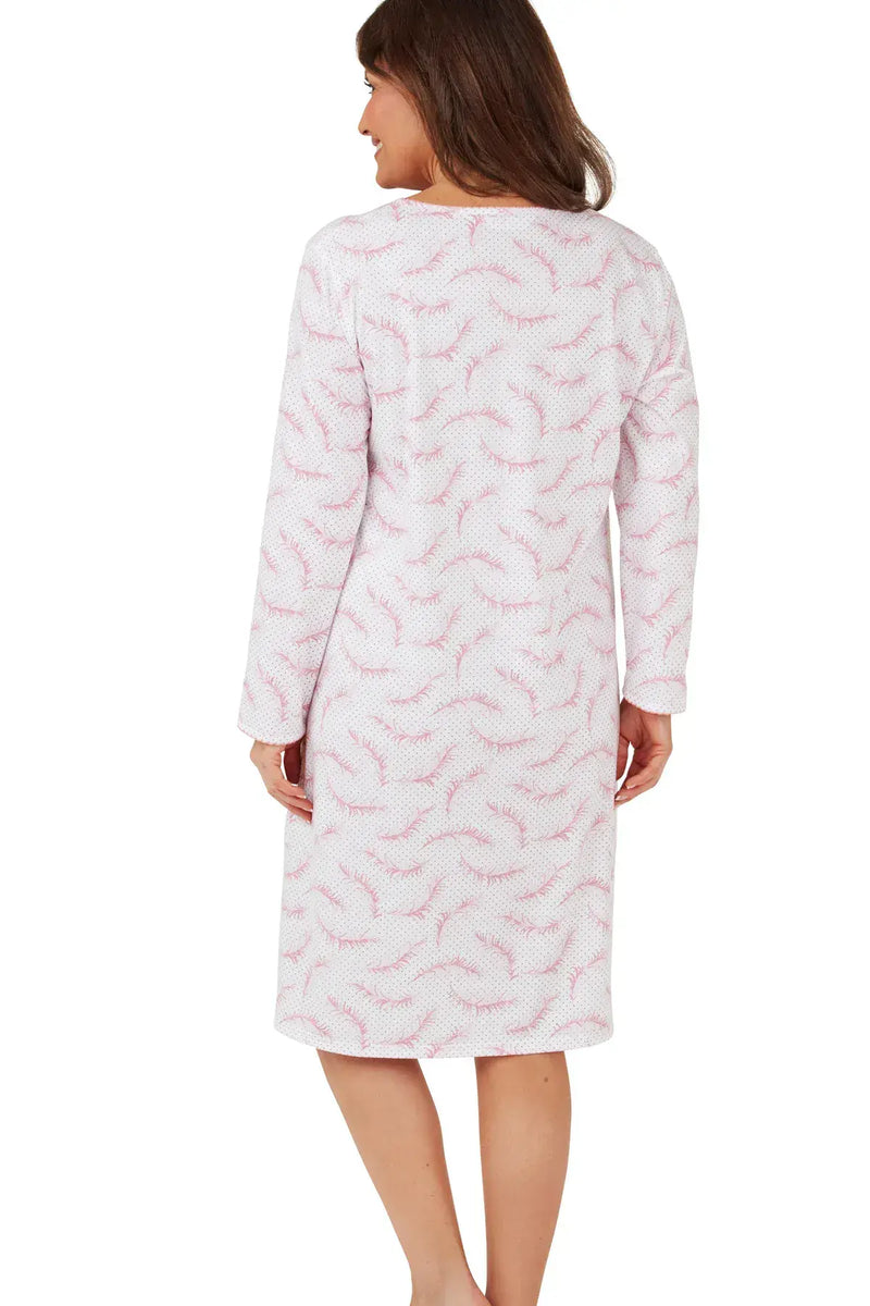 Marsylka  Feather Spot Nightdress  | Pink MA42624