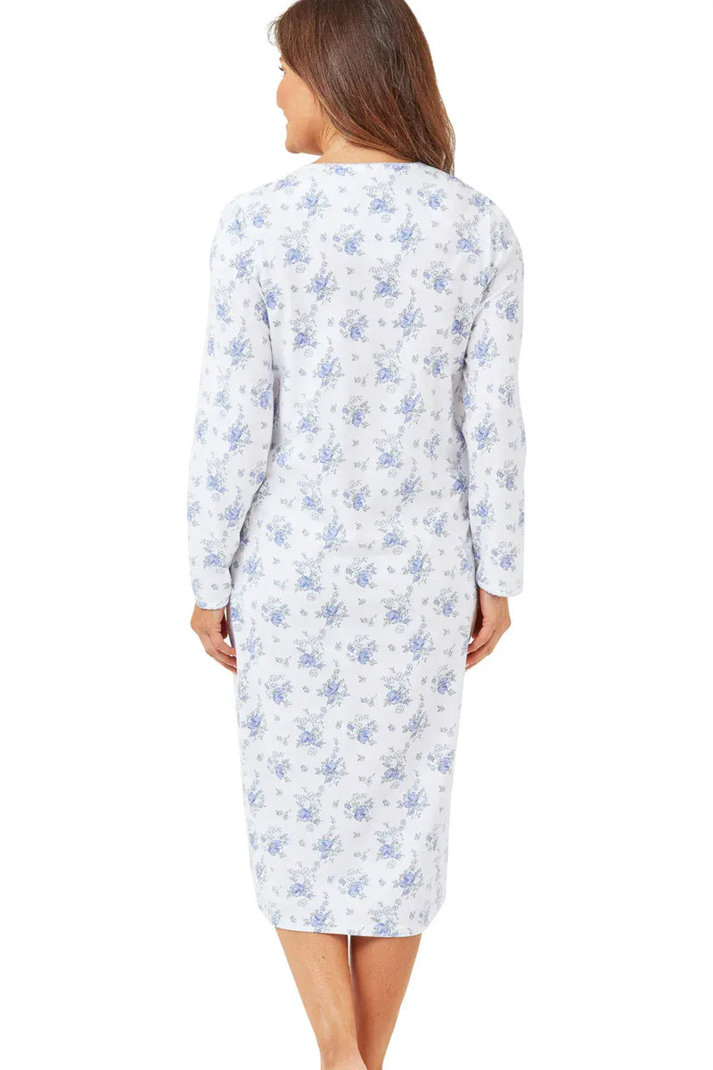 Marsylka  Floral Nightdress | Blue MA42602