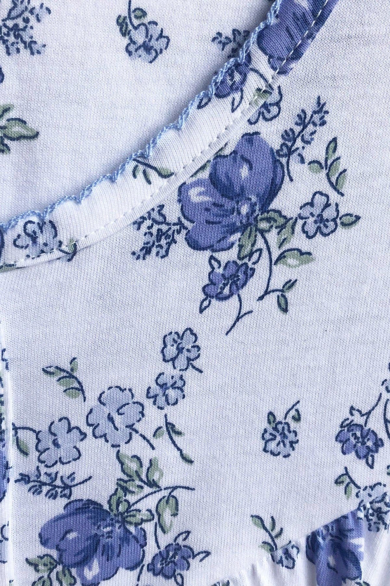 Marsylka Night Dress Floral | Blue MA42620