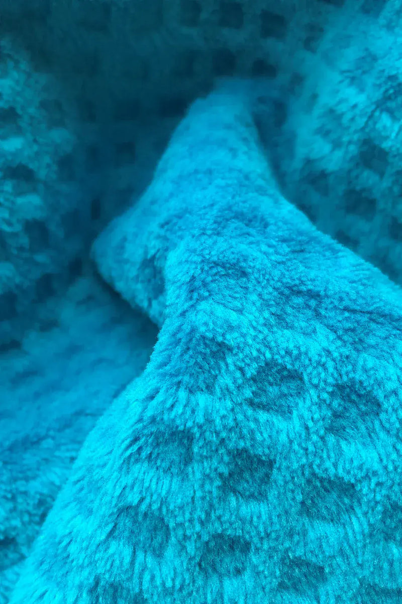 Marsylka  Shimmer Fleece Robe | Teal IN42645
