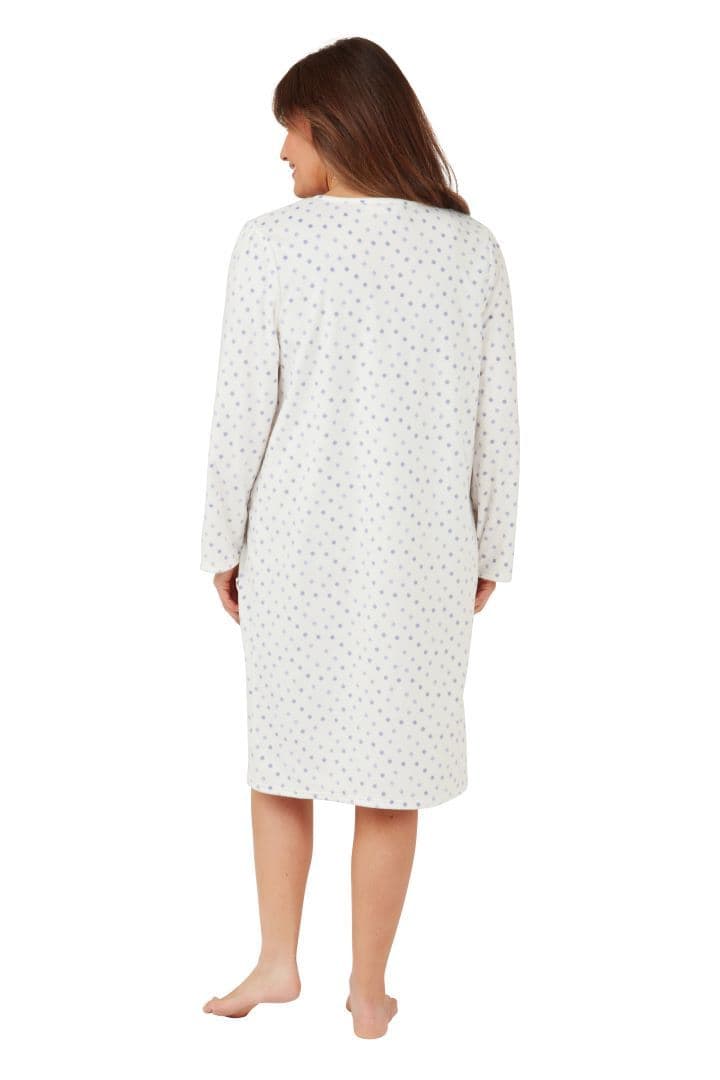 Marsylka Spot Night Dress | Blue MA42447