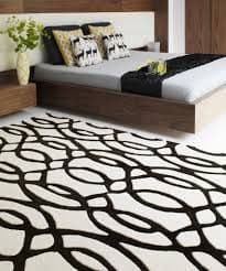 Matrix rug 35 wire black/white 120x170cm