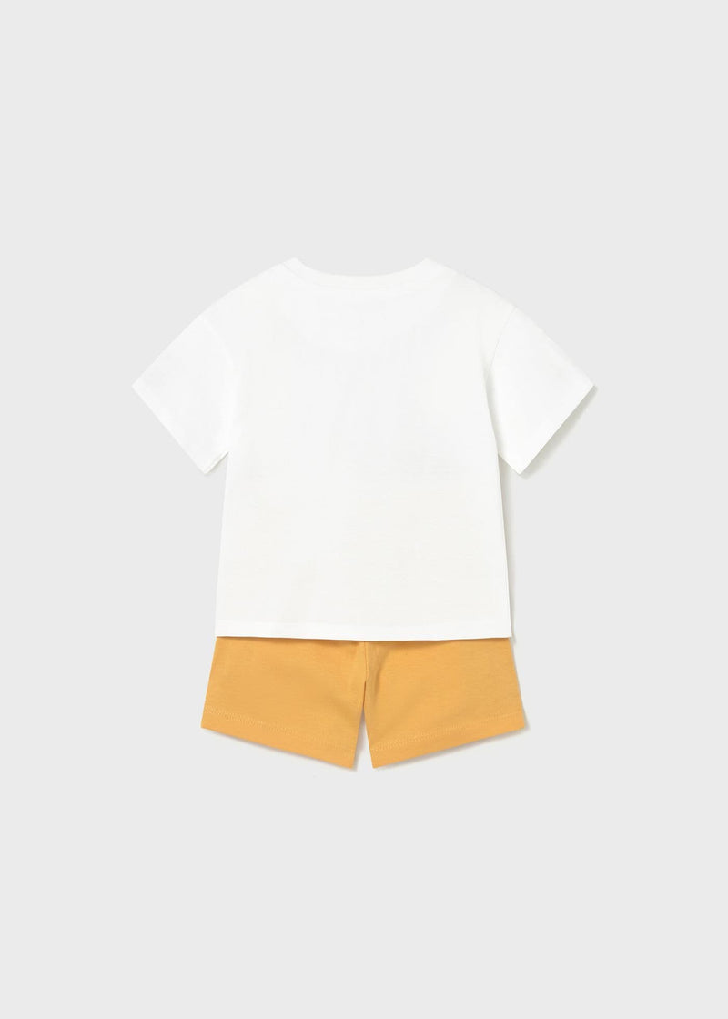 Mayoral Boys 2 Pieces Knit Set | Peach 1670/SS26