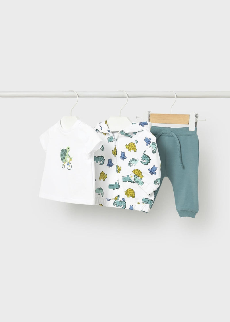 Mayoral  Boys 3 Pieces Tracksuit | Green 1893/SS26