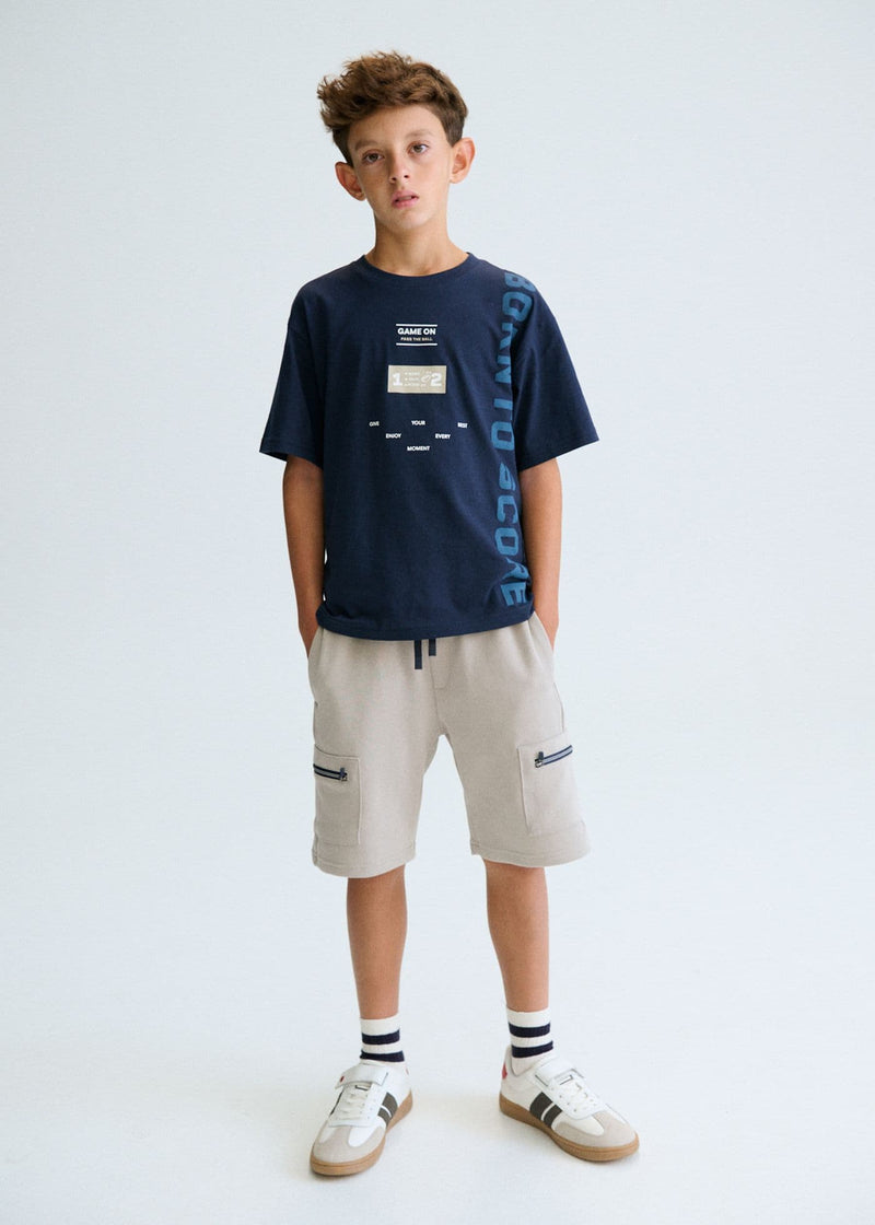 Mayoral Boys Athletic Shirt | Navy 6034/SS26