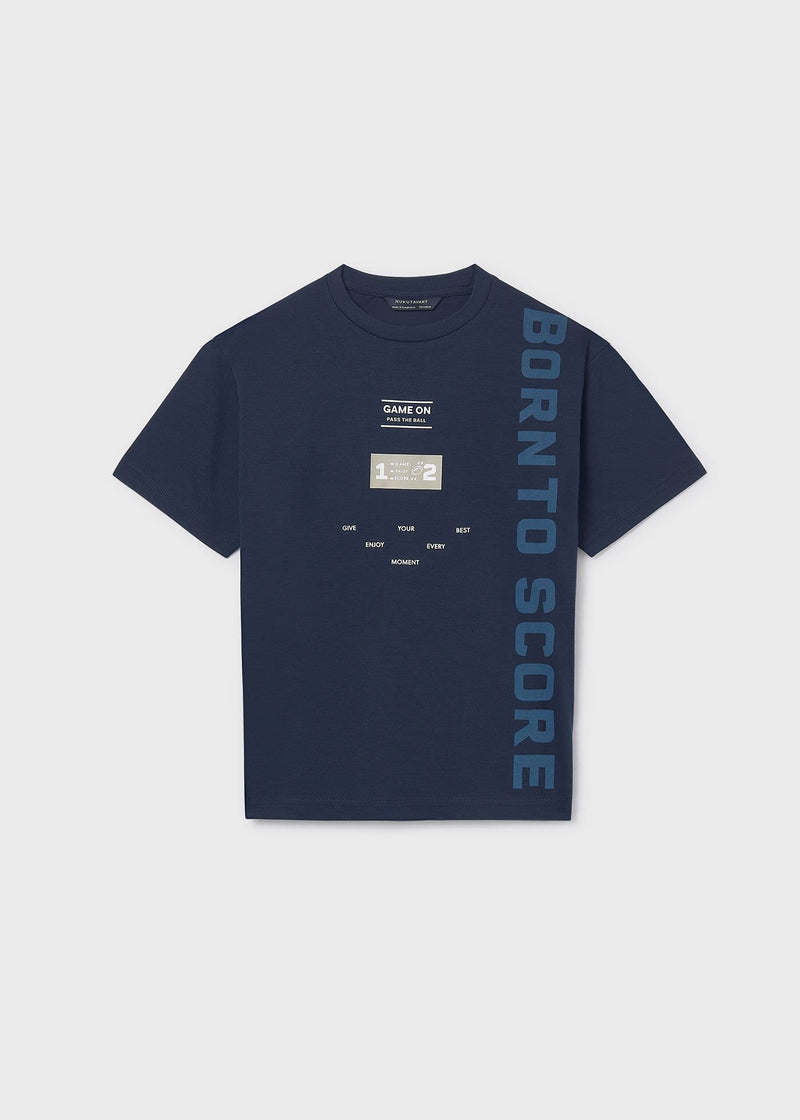 Mayoral Boys Athletic Shirt | Navy 6034/SS26