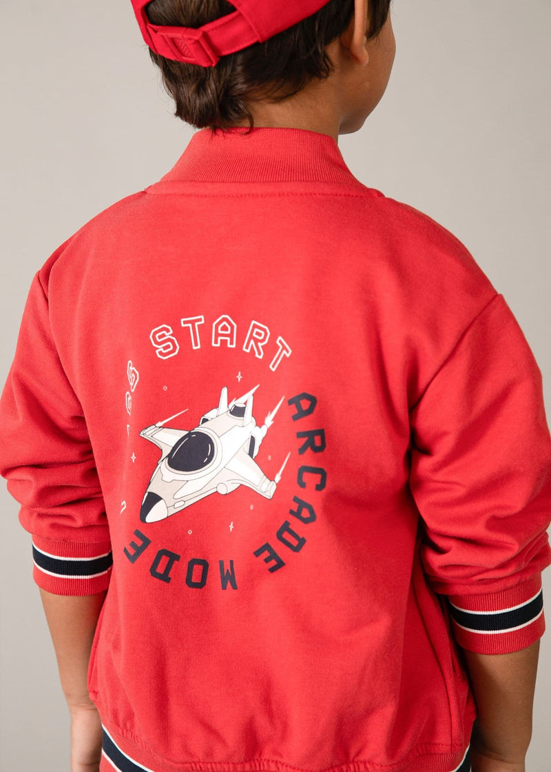 Mayoral Boys Bomber Jacket | Tomato 3440 /SS26