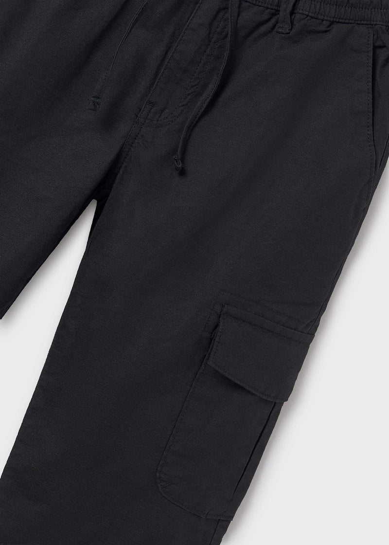 Mayoral Boys  Cargo Pants  | Black 6526 SS