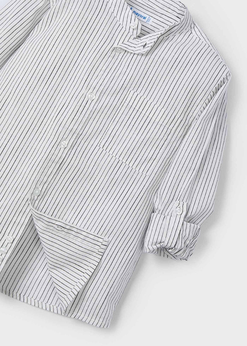 Mayoral Boys Collar Shirt | Cream 3120 SS