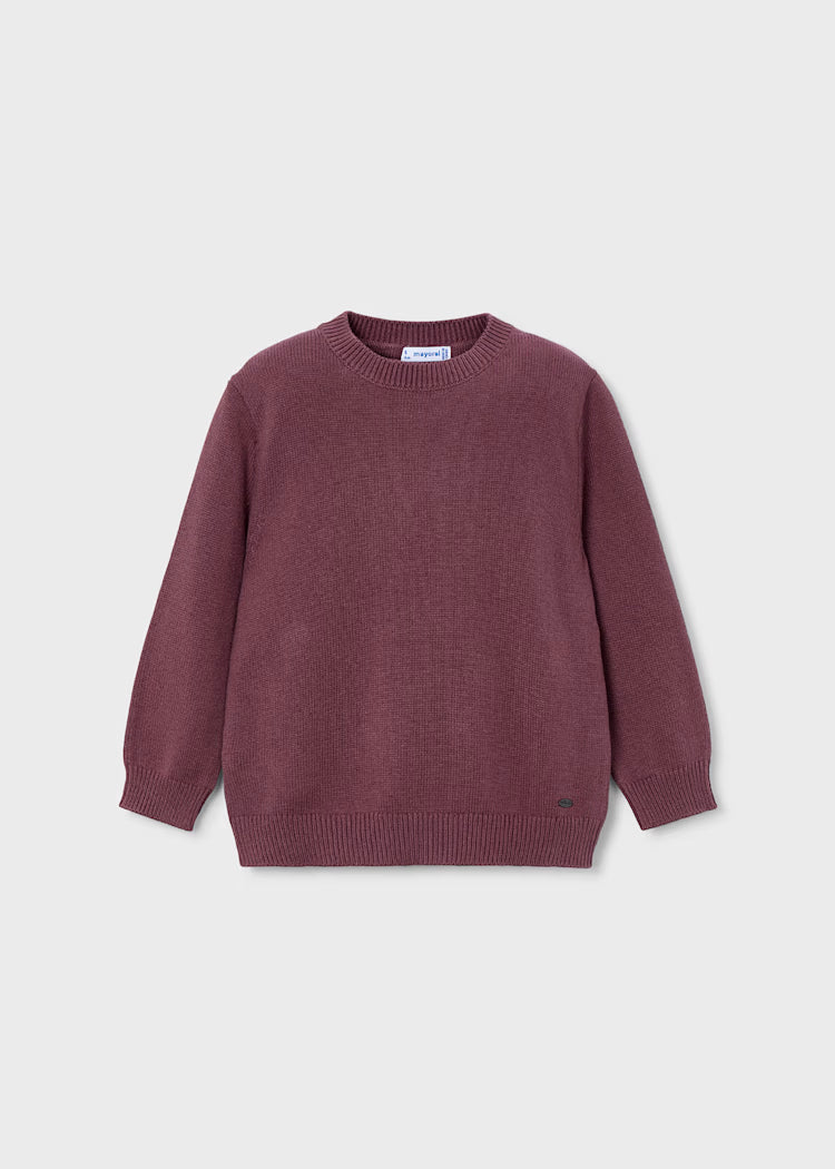 Mayoral Boys Crew Neck Jumper| Plum 311 AW