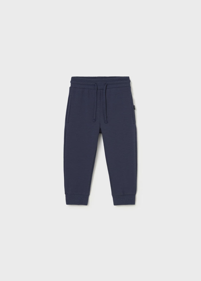 Mayoral Boys Cuff Fleece Joggers | Blue 704 AW