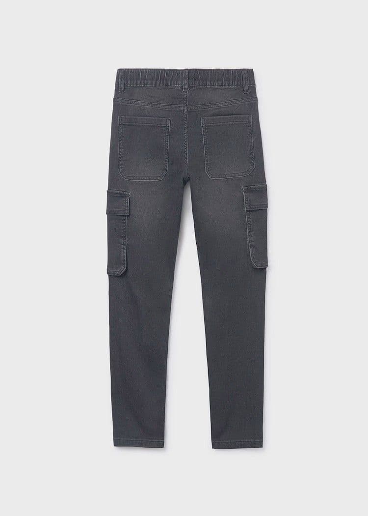 Mayoral Boys Denim Joggers | Black 7560  AW