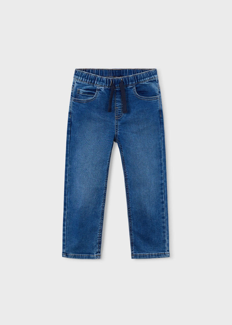 Mayoral Boys Denim Joggers | Medium Blue 3579/SS26
