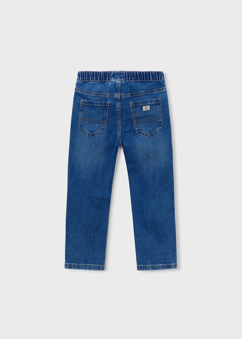 Mayoral Boys Denim Joggers | Medium Blue 3579/SS26