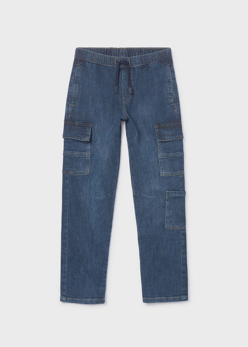 Mayoral Boys Denim Pants | Dark 6570/SS26