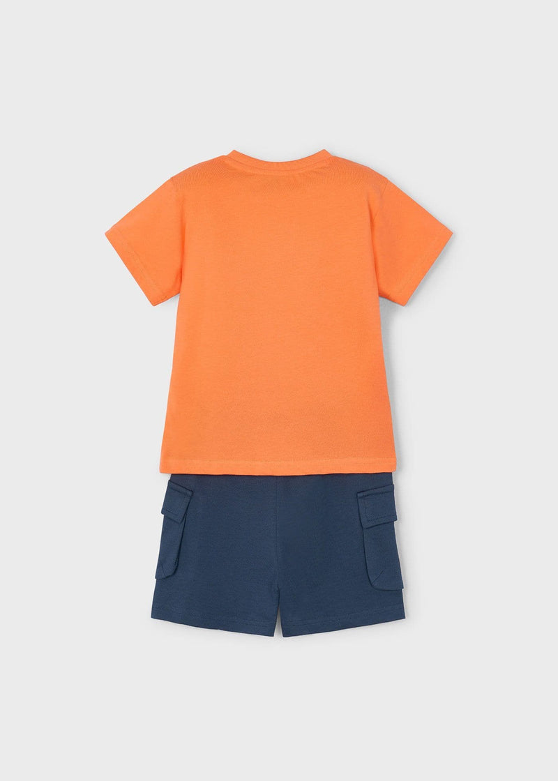 Mayoral Boys Knit Set | Coral 3605 SS