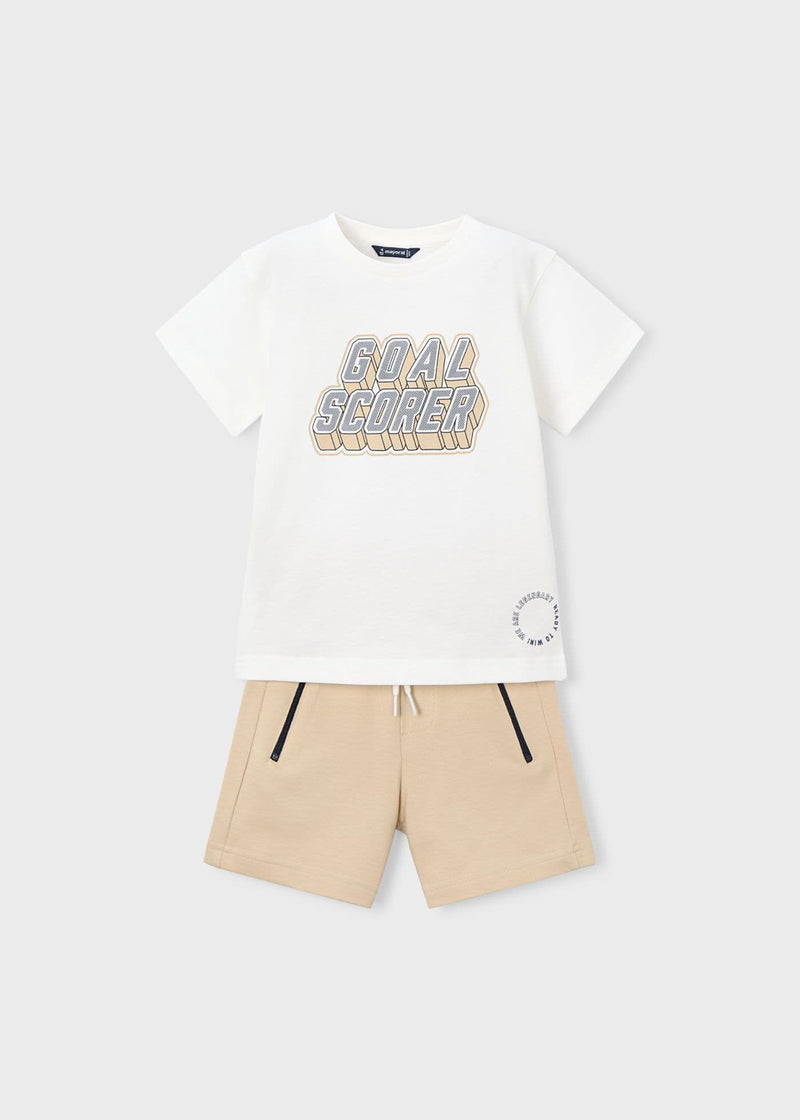 Mayoral Boys Knit Set | Cream 3606/SS26
