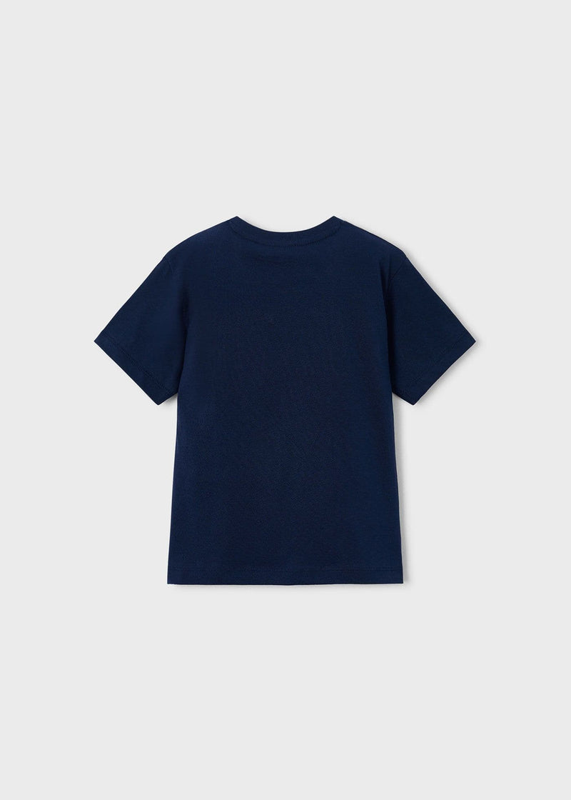 Mayoral Boys Lenticular  S/S T-Shirt | Navy 3065/SS26