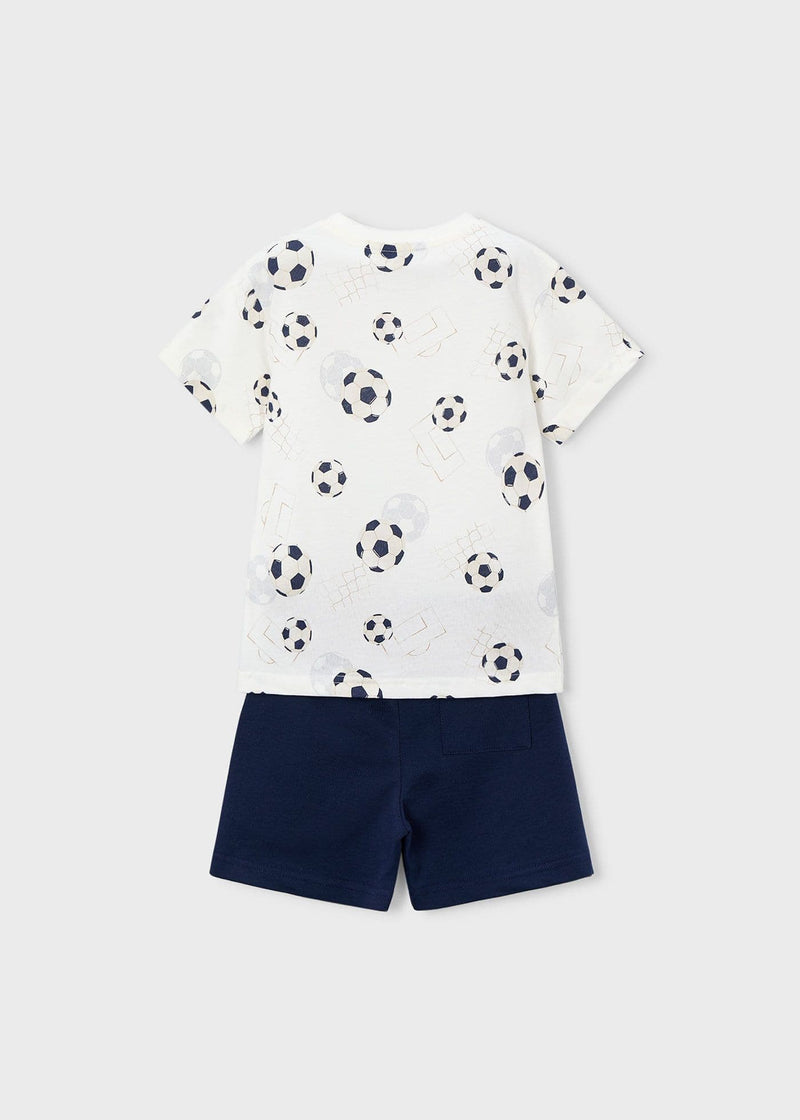 Mayoral Boys Print Knit Set | Navy 3607/SS26