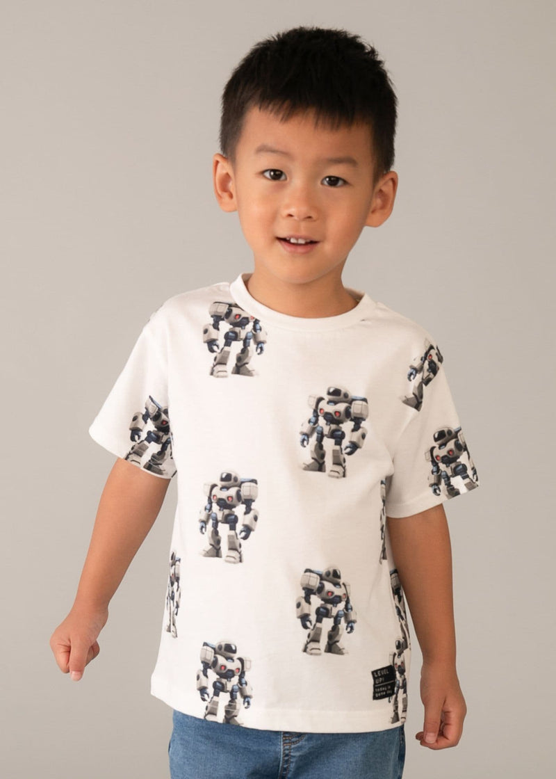 Mayoral Boys Print SS Tee | Print  3068/SS26