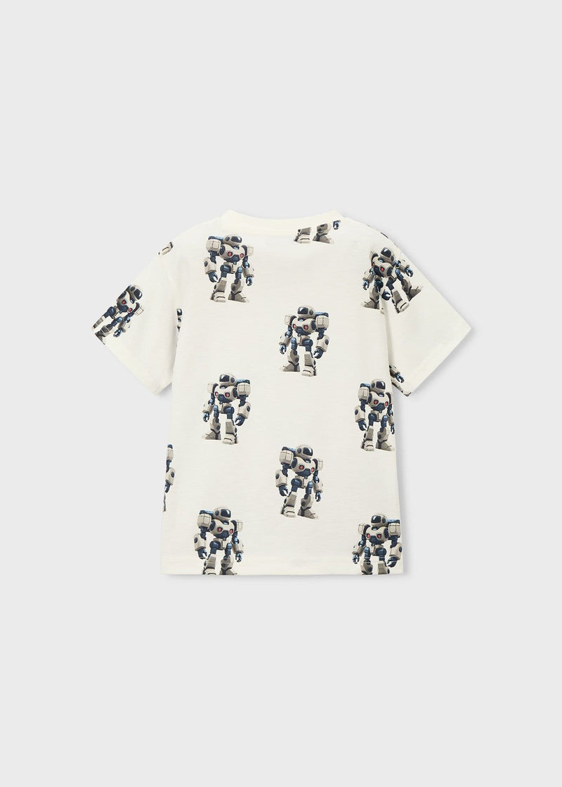 Mayoral Boys Print SS Tee | Print  3068/SS26