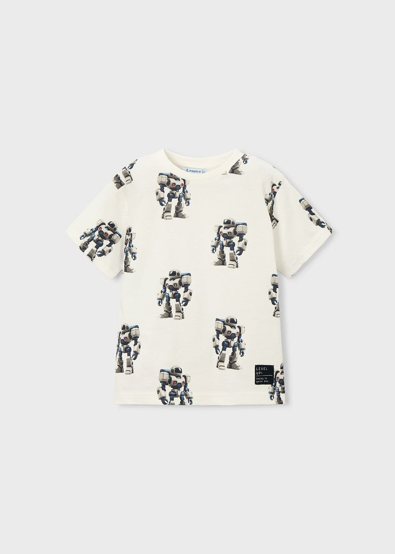 Mayoral Boys Print SS Tee | Print  3068/SS26