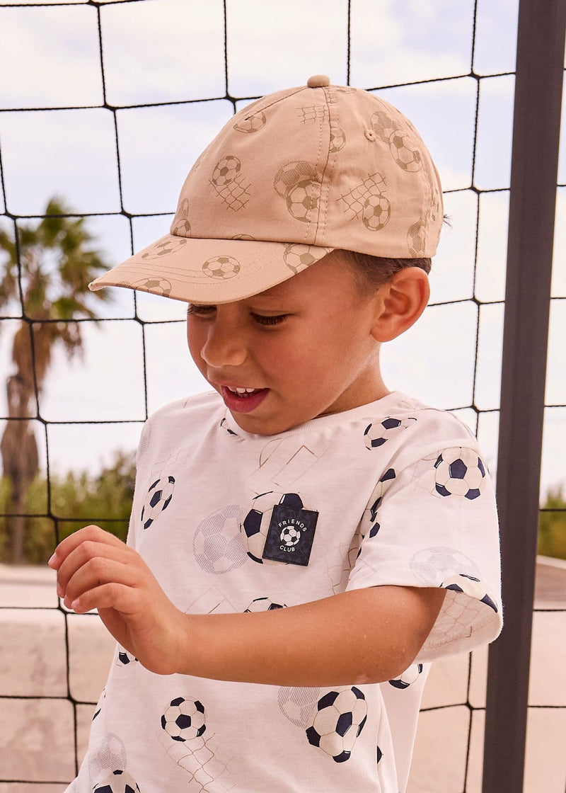 Mayoral Boys Printed Cap | Walnut 10194/SS26