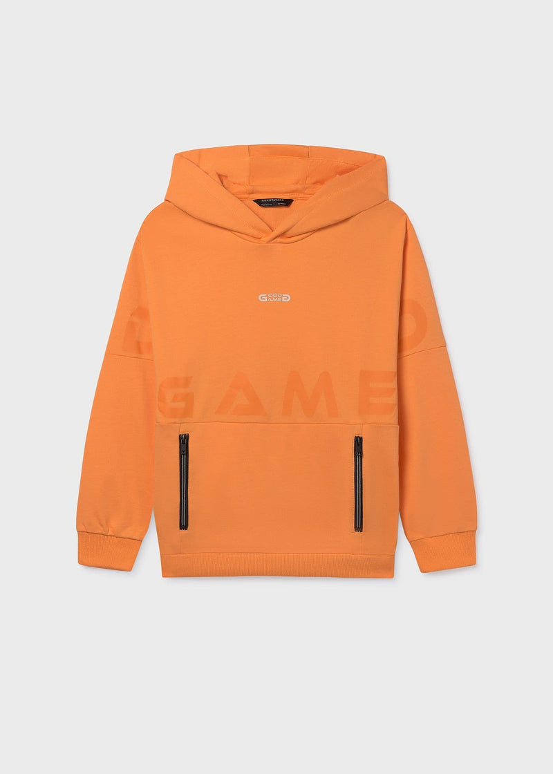 Mayoral Boys Pullover With Zips | Apricot 6411/SS26