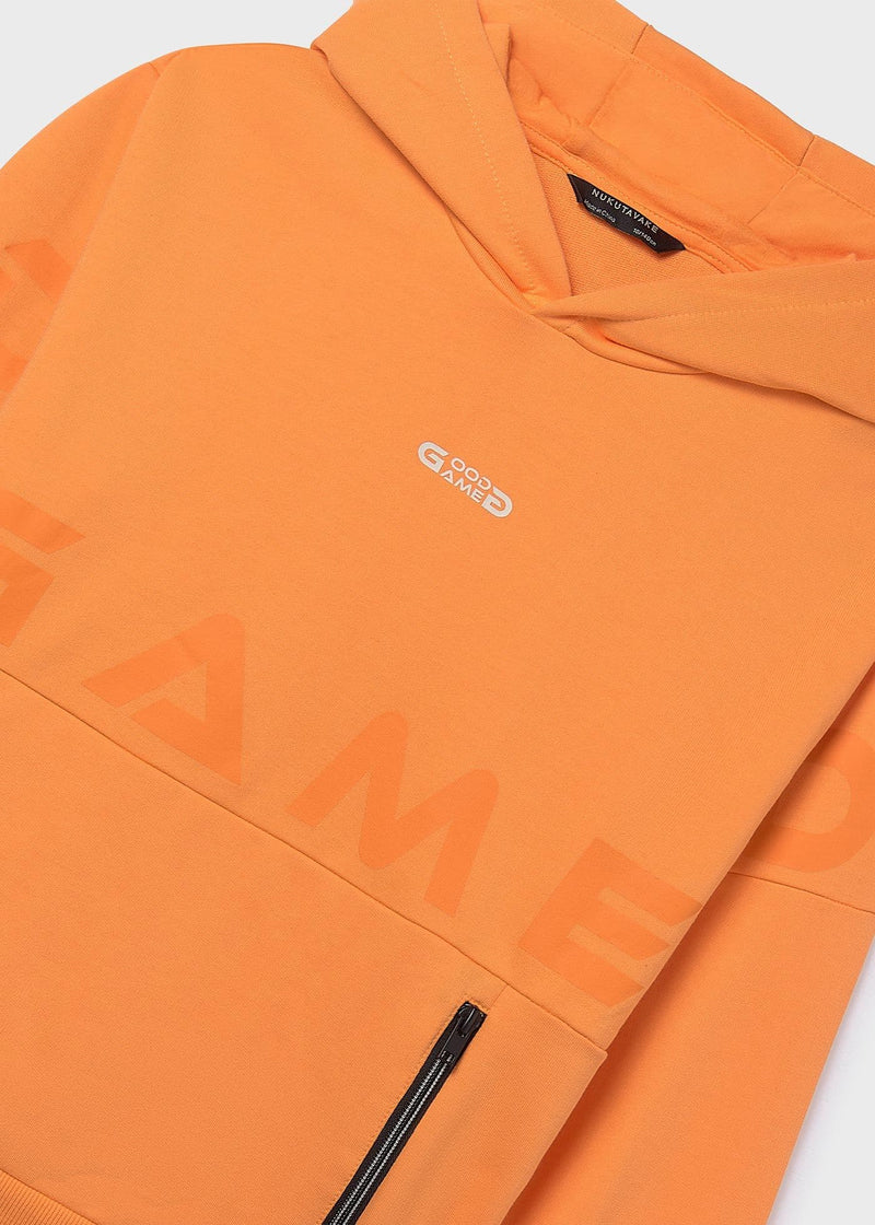 Mayoral Boys Pullover With Zips | Apricot 6411/SS26