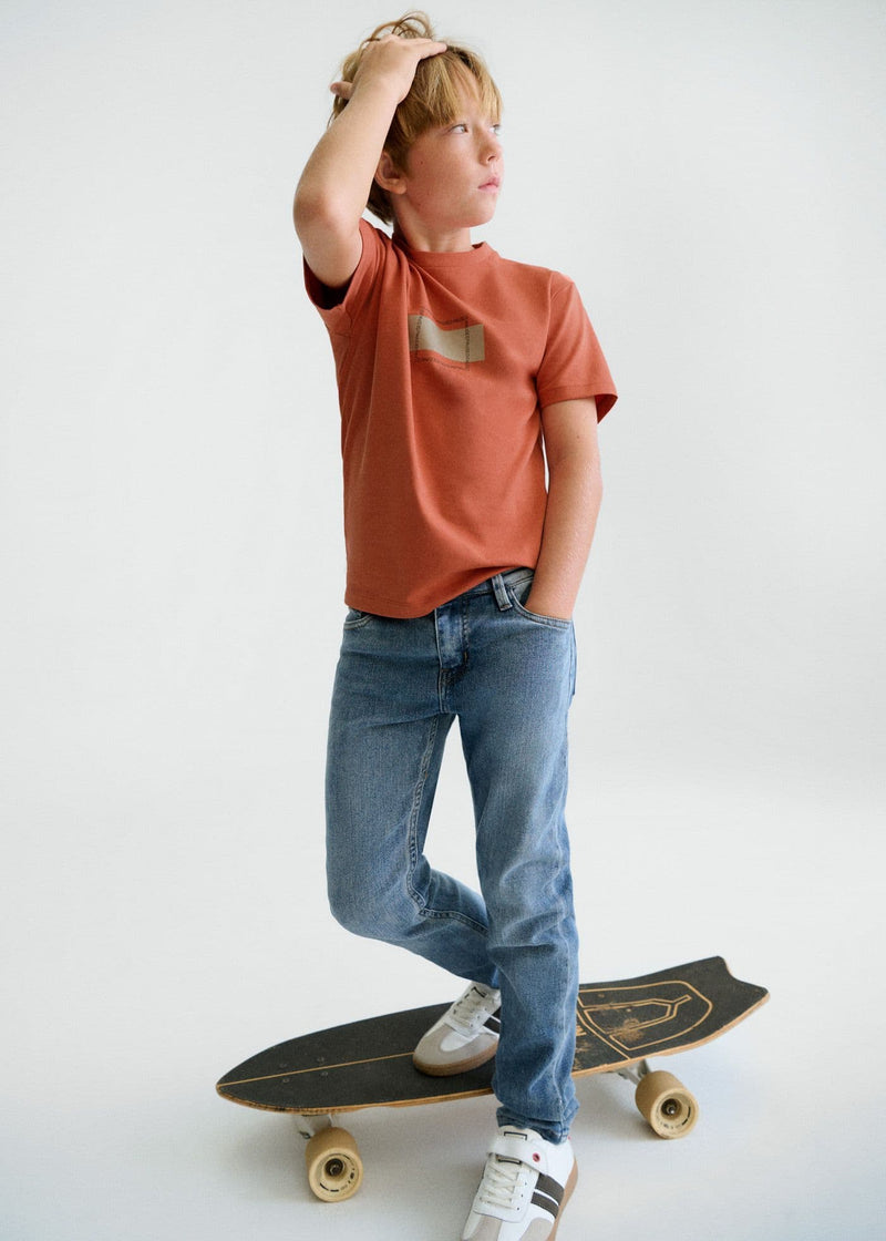 Mayoral Boys Reg Fit Trousers | Medium Blue 543/SS26