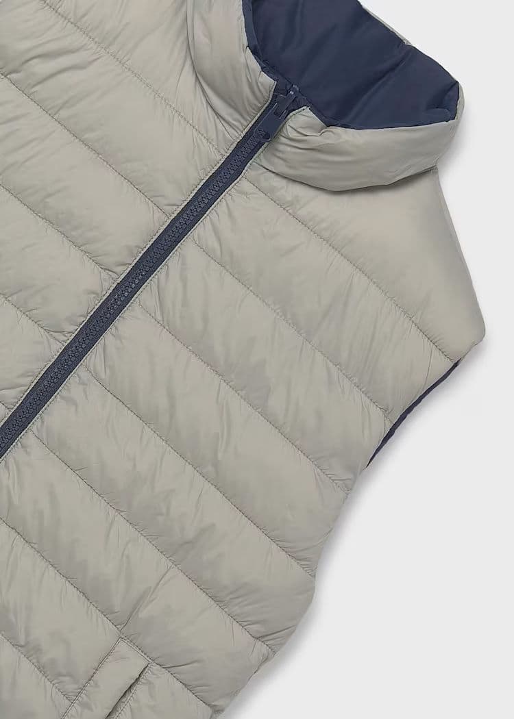 Mayoral Boys Reversible Vest | Navy 6358/SS26