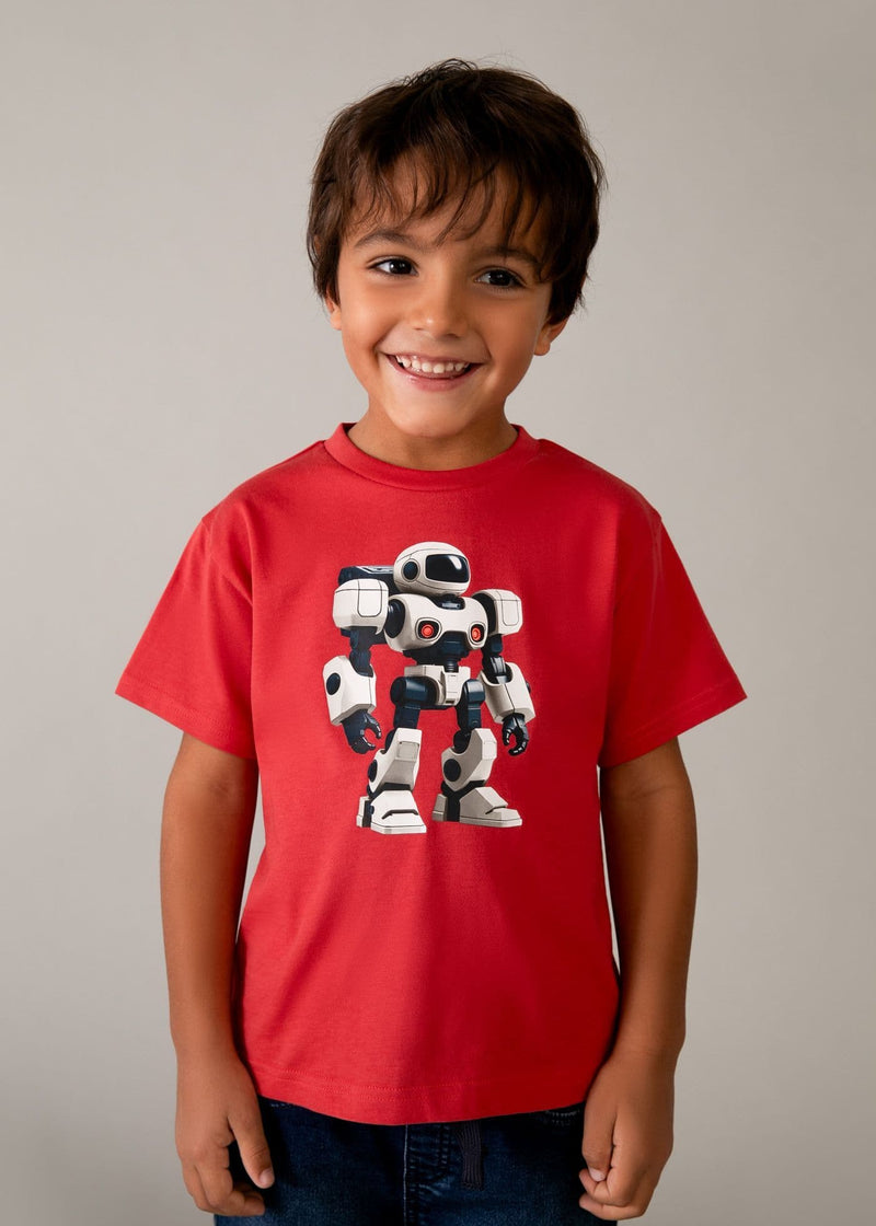 Mayoral Boys S/S T-Shirt | Tomato 3066/SS26