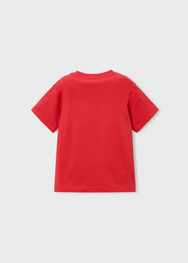 Mayoral Boys S/S T-Shirt | Tomato 3066/SS26