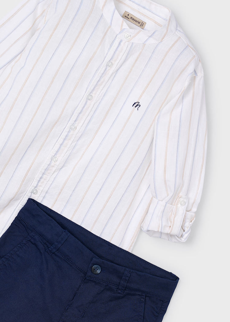 Mayoral Boys Top & Bermuda | Navy 3230 SS