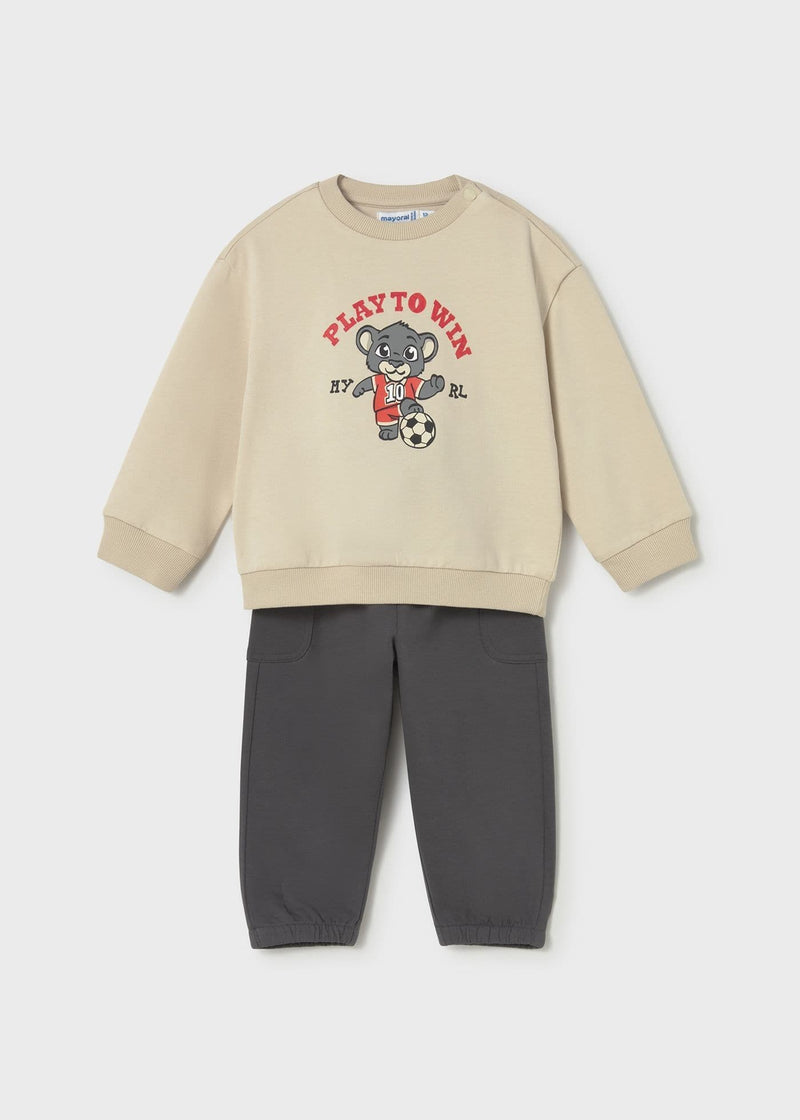 Mayoral Boys Track Suit Set | Coal 1832/SS26